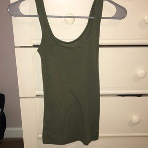 army green tank top